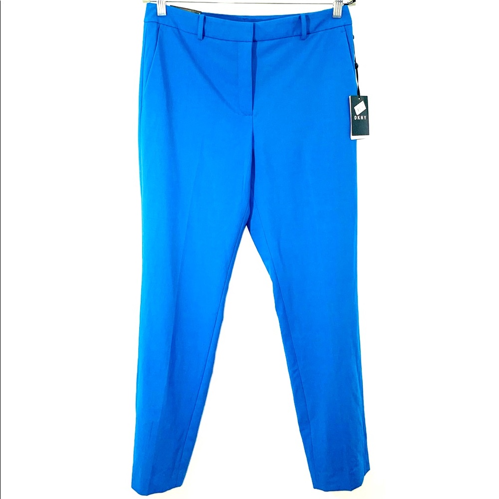 DKNY NWT blue crop dress pants size 8